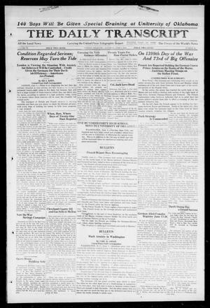 The Daily Transcript  (Norman, Okla.), Vol. 6, No. 59, Ed. 1 Saturday, June 1, 1918