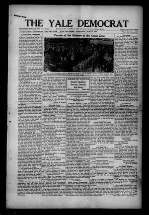 Primary view of object titled 'The Yale Democrat (Yale, Okla.), Vol. 12, No. 127, Ed. 1 Wednesday, June 23, 1920'.