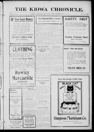 Primary view of object titled 'The Kiowa Chronicle. (Kiowa, Okla.), Vol. 11, No. 25, Ed. 1 Thursday, November 23, 1916'.