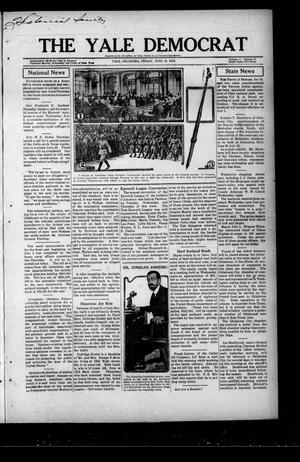 The Yale Democrat (Yale, Okla.), Vol. 11, No. 67, Ed. 1 Friday, June 13, 1919