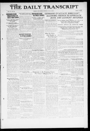 The Daily Transcript  (Norman, Okla.), Vol. 6, No. 120, Ed. 1 Tuesday, August 13, 1918