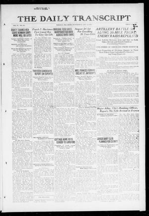 The Daily Transcript  (Norman, Okla.), Vol. 6, No. 121, Ed. 1 Wednesday, August 14, 1918