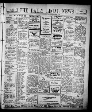 The Daily Legal News (Oklahoma City, Okla.), Vol. 13, No. 13, Ed. 1 Saturday, September 16, 1916