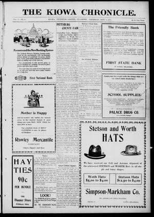 The Kiowa Chronicle. (Kiowa, Okla.), Vol. 12, No. 14, Ed. 1 Thursday, September 6, 1917