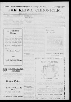 The Kiowa Chronicle. (Kiowa, Okla.), Vol. 10, No. 23, Ed. 1 Thursday, November 11, 1915