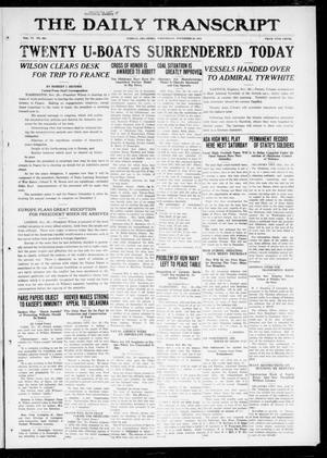 The Daily Transcript  (Norman, Okla.), Vol. 6, No. 204, Ed. 1 Wednesday, November 20, 1918