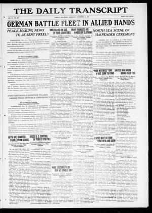 The Daily Transcript  (Norman, Okla.), Vol. 6, No. 205, Ed. 1 Thursday, November 21, 1918