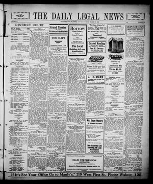 Primary view of object titled 'The Daily Legal News (Oklahoma City, Okla.), Vol. 12, No. 293, Ed. 1 Saturday, August 12, 1916'.
