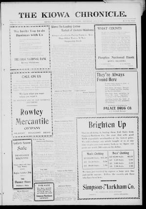 The Kiowa Chronicle. (Kiowa, Okla.), Vol. 11, No. 21, Ed. 1 Thursday, October 26, 1916