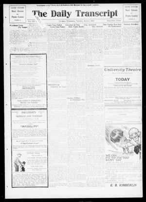 The Daily Transcript  (Norman, Okla.), Vol. 7, No. 1, Ed. 1 Tuesday, April 1, 1919
