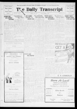 The Daily Transcript  (Norman, Okla.), Vol. 7, No. 13, Ed. 1 Tuesday, April 15, 1919