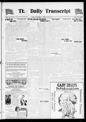 The Daily Transcript  (Norman, Okla.), Vol. 7, No. 96, Ed. 1 Tuesday, July 22, 1919