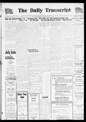 Primary view of The Daily Transcript  (Norman, Okla.), Vol. 7, No. 104, Ed. 1 Thursday, July 31, 1919