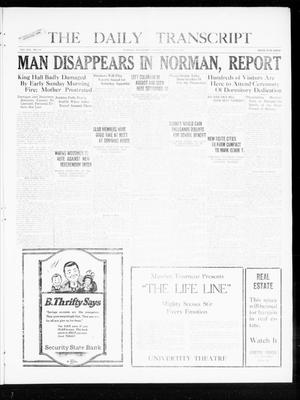 The Daily Transcript  (Norman, Okla.), Vol. 8, No. 146, Ed. 1 Monday, October 11, 1920
