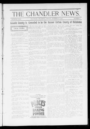 Primary view of object titled 'The Chandler News. (Chandler, Okla.), Vol. 7, No. 6, Ed. 1 Friday, October 29, 1897'.