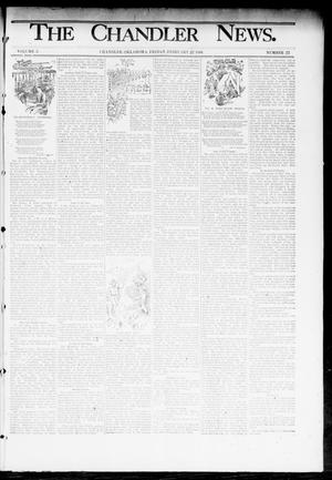 Primary view of object titled 'The Chandler News. (Chandler, Okla.), Vol. 3, No. 22, Ed. 1 Friday, February 23, 1894'.