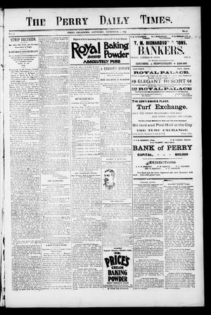 The Perry Daily Times. (Perry, Okla.), Vol. 2, No. 42, Ed. 1 Saturday, November 3, 1894