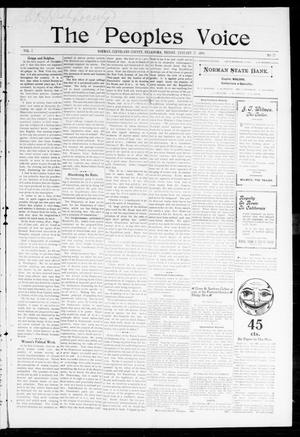 The Peoples Voice (Norman, Okla.), Vol. 7, No. 27, Ed. 1 Friday, January 27, 1899