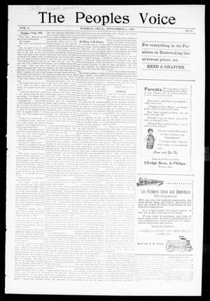 The Peoples Voice (Norman, Okla.), Vol. 8, No. 6, Ed. 1 Friday, September 1, 1899