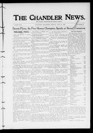 The Chandler News. (Chandler, Okla.), Vol. 9, No. 45, Ed. 1 Friday, July 27, 1900