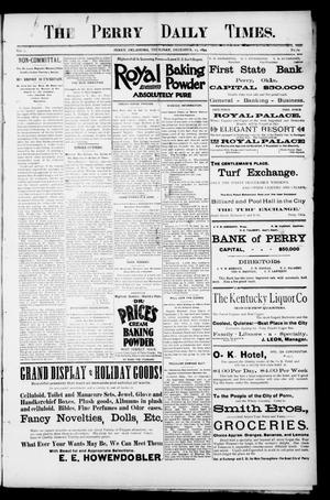 The Perry Daily Times. (Perry, Okla.), Vol. 2, No. 70, Ed. 1 Thursday, December 13, 1894