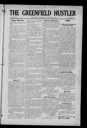 The Greenfield Hustler (Greenfield, Okla.), Vol. 2, No. 49, Ed. 1 Thursday, February 4, 1915