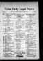 Primary view of Tulsa Daily Legal News (Tulsa, Okla.), Vol. 2, No. 185, Ed. 1 Saturday, December 7, 1912