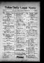 Primary view of Tulsa Daily Legal News (Tulsa, Okla.), Vol. 2, No. 141, Ed. 1 Tuesday, October 15, 1912