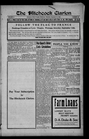 The Hitchcock Clarion (Hitchcock, Okla.), Vol. 11, No. 26, Ed. 1 Thursday, September 12, 1918