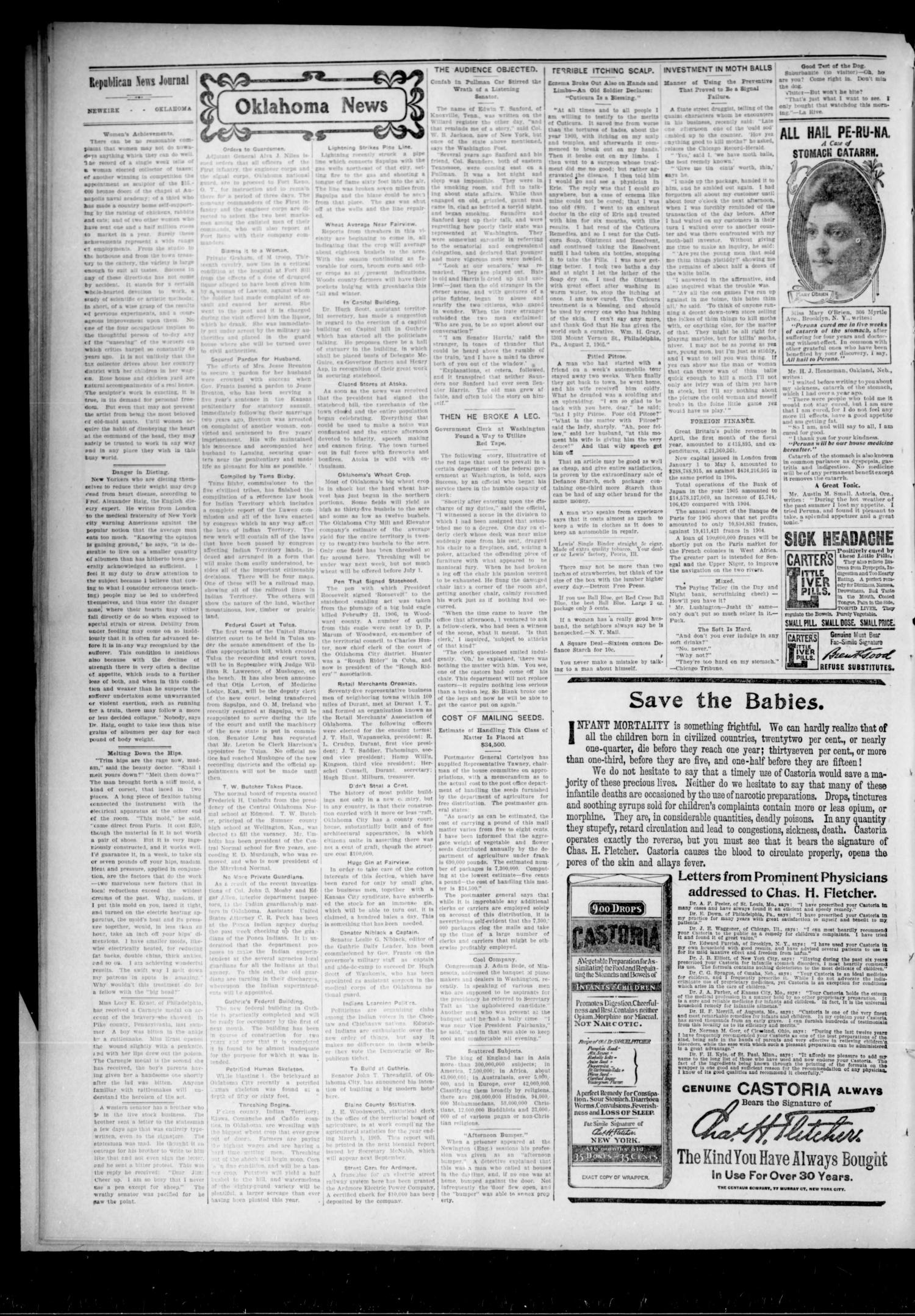 The Republican News Journal. (Newkirk, Okla. Terr.), Vol. 13, No. 40, Ed. 1 Friday, June 29, 1906
                                                
                                                    [Sequence #]: 2 of 14
                                                