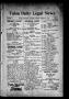 Primary view of Tulsa Daily Legal News (Tulsa, Okla.), Vol. 3, No. 27, Ed. 1 Saturday, February 1, 1913