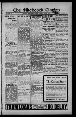 The Hitchcock Clarion (Hitchcock, Okla.), Vol. 12, No. 19, Ed. 1 Thursday, July 24, 1919