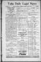 Primary view of Tulsa Daily Legal News (Tulsa, Okla.), Vol. 3, No. 149, Ed. 1 Thursday, June 26, 1913