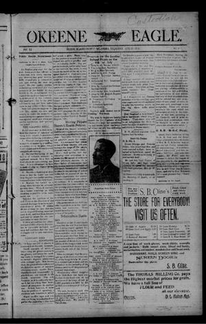 Primary view of object titled 'Okeene Eagle. (Okeene, Okla.), Vol. 20, No. 30, Ed. 1 Thursday, June 25, 1914'.