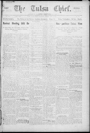 The Tulsa Chief. (Tulsa, Okla.), Vol. 18, No. 49, Ed. 1 Tuesday, February 16, 1909