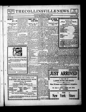 The Collinsville News. (Collinsville, Okla.), Vol. 13, No. 20, Ed. 1 Thursday, October 12, 1911