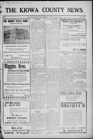 The Kiowa County News. (Lone Wolf, Okla.), Vol. 18, No. 7, Ed. 1 Thursday, January 30, 1919