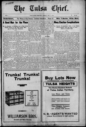 The Tulsa Chief. (Tulsa, Indian Terr.), Vol. 4, No. 25, Ed. 1 Tuesday, September 3, 1907