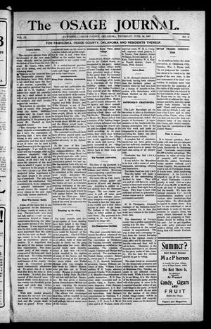 The Osage Journal. (Pawhuska, Okla.), Vol. 9, No. 2, Ed. 1 Thursday, June 20, 1907
