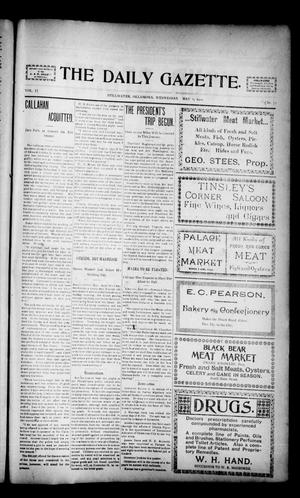 The Daily Gazette. (Stillwater, Okla.), Vol. 1, No. 73, Ed. 1 Wednesday, May 1, 1901