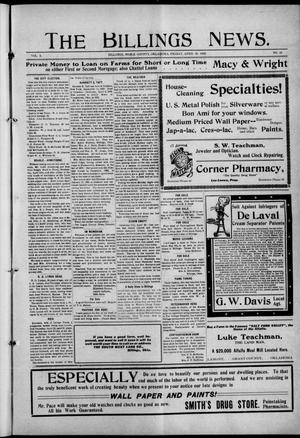 The Billings News. (Billings, Okla.), Vol. 10, No. 31, Ed. 1 Friday, April 30, 1909
