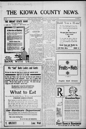 The Kiowa County News. (Lone Wolf, Okla.), Vol. 18, No. 49, Ed. 1 Thursday, November 20, 1919