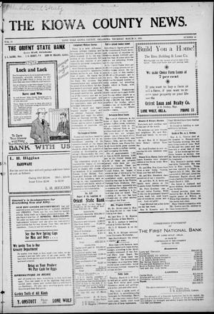 The Kiowa County News. (Lone Wolf, Okla.), Vol. 19, No. 13, Ed. 1 Thursday, March 11, 1920