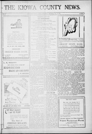 The Kiowa County News. (Lone Wolf, Okla.), Vol. 19, No. 52, Ed. 1 Thursday, November 25, 1920