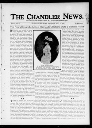 Primary view of object titled 'The Chandler News. (Chandler, Okla.), Vol. 10, No. 44, Ed. 1 Thursday, July 18, 1901'.