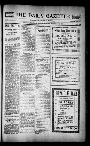 The Daily Gazette. (Stillwater, Okla.), Vol. 1, No. 264, Ed. 1 Tuesday, December 10, 1901