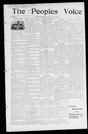 The Peoples Voice (Norman, Okla.), Vol. 10, No. 50, Ed. 1 Friday, July 4, 1902
