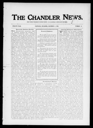 The Chandler News. (Chandler, Okla.), Vol. 12, No. 12, Ed. 1 Thursday, December 4, 1902