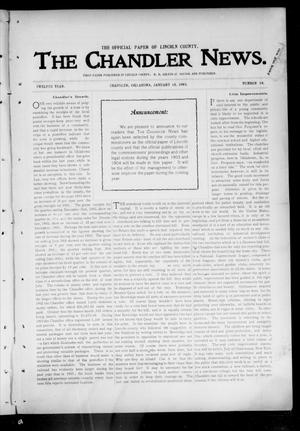 The Chandler News. (Chandler, Okla.), Vol. 12, No. 18, Ed. 1 Thursday, January 15, 1903