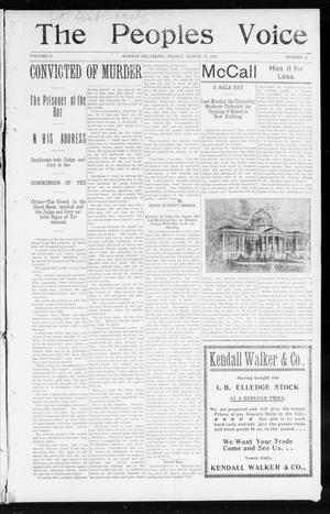The Peoples Voice (Norman, Okla.), Vol. 11, No. 35, Ed. 1 Friday, March 20, 1903